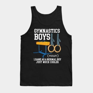 GYMNASTICS: Gymnastics Boy Definition Tank Top